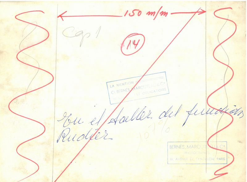 RFT.AVM.6.55.03 Estatua Ecuestre de Belalcázar. París, taller del fundidor Rudier reverso