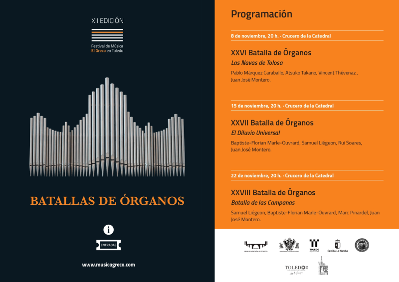 Tres nuevas Batallas de Órganos programadas para noviembre