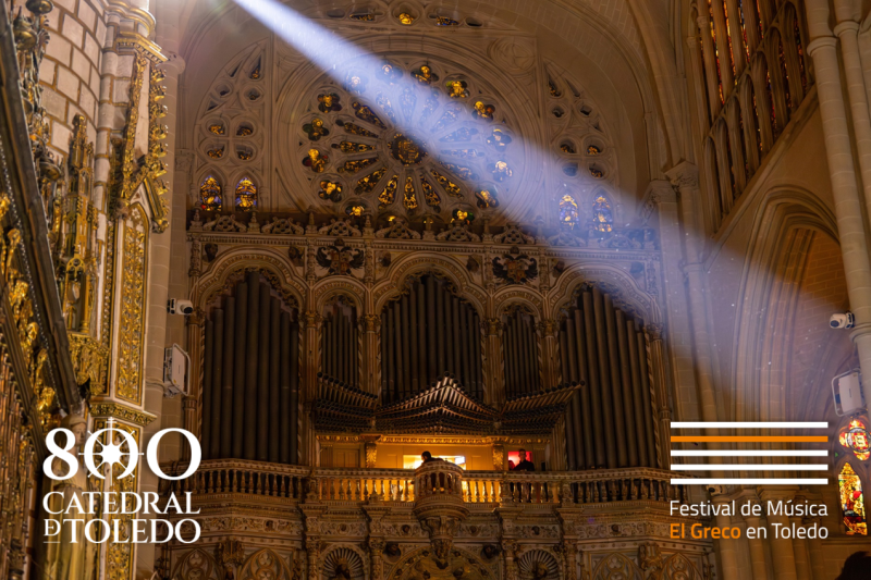 La Batalla de Órganos dedicada a San Ildefonso inaugurará la temporada de otoño del Festival de Música El Greco en Toledo